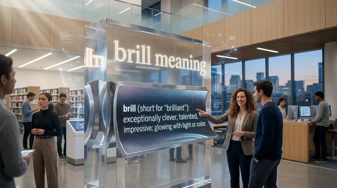What Does “Brill” Mean