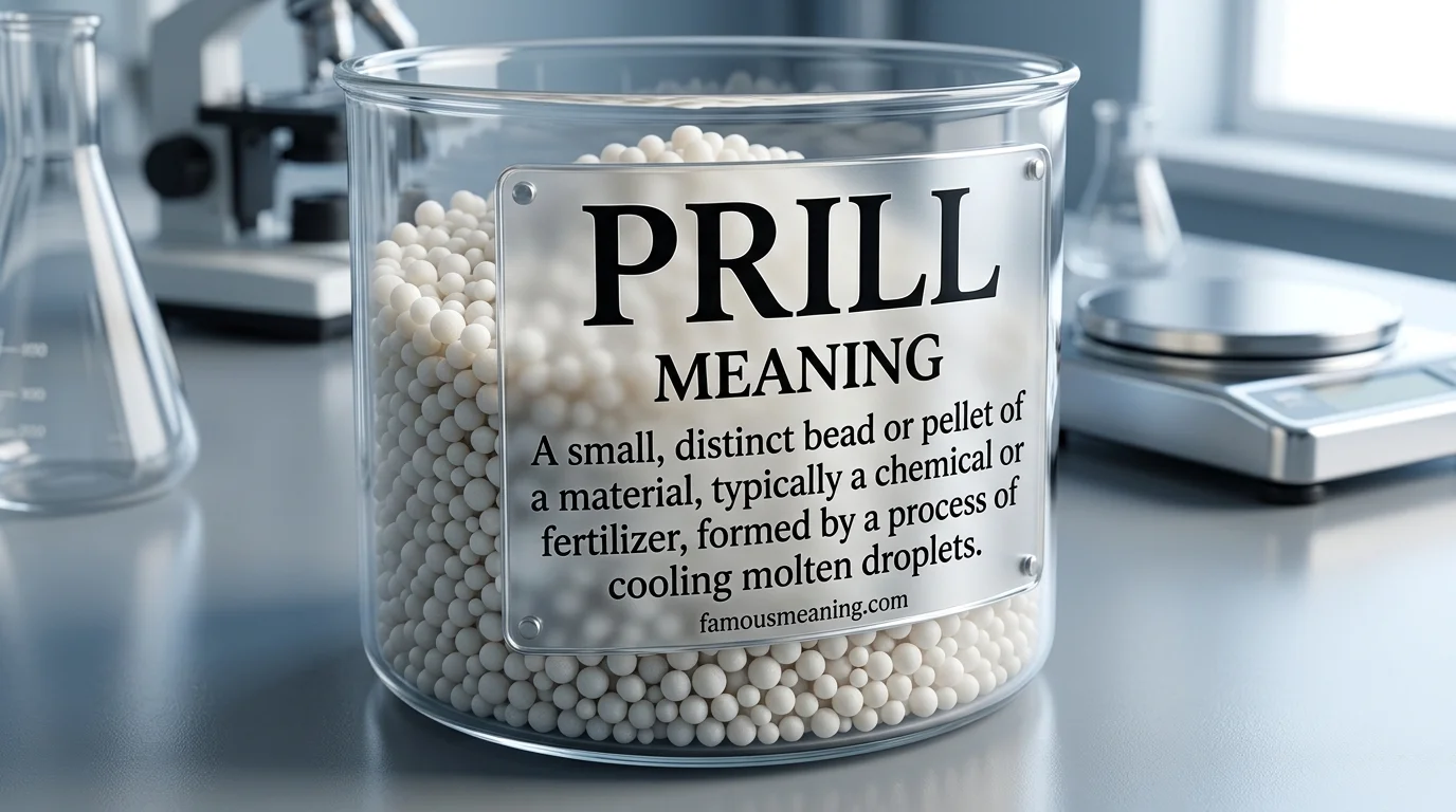 What Does “Prill” Mean