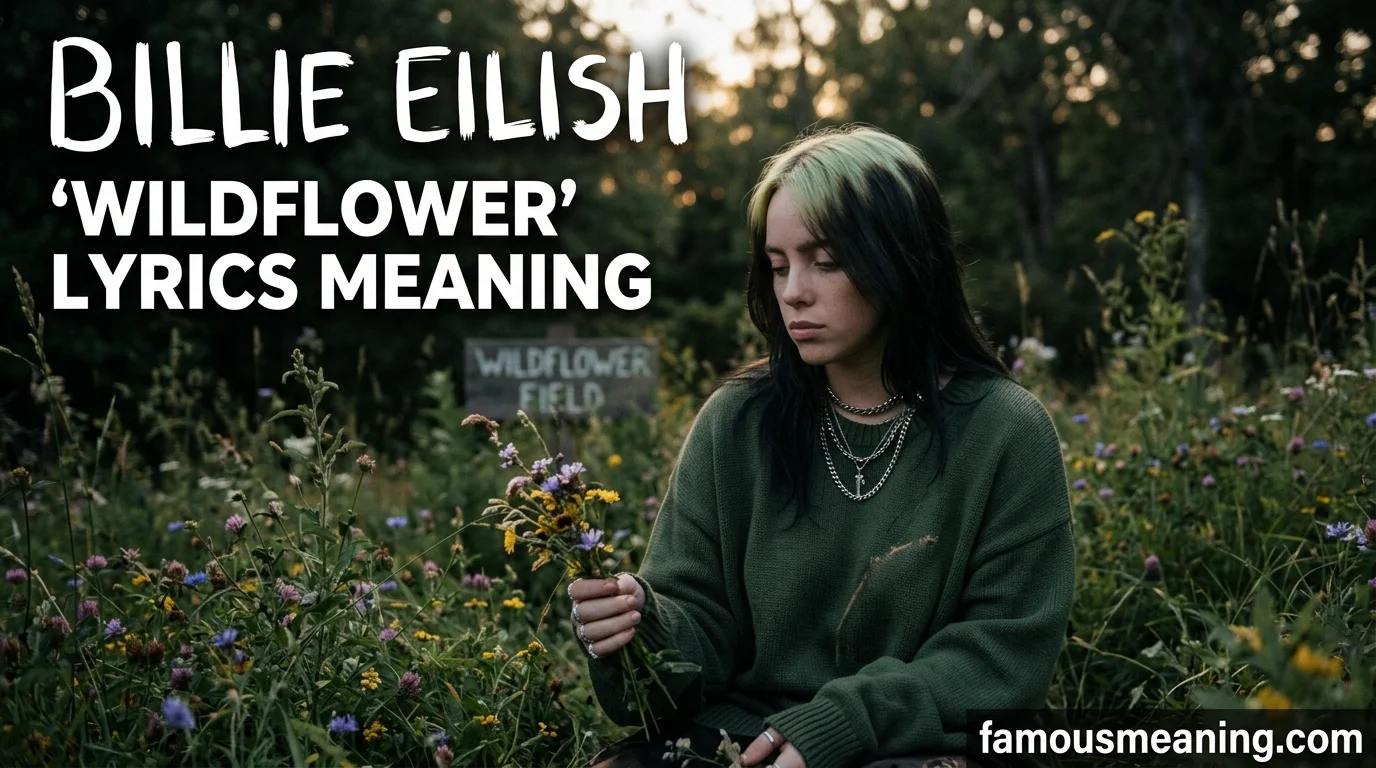 what does Billie Eilish WILDFLOWER lyrics meaning
