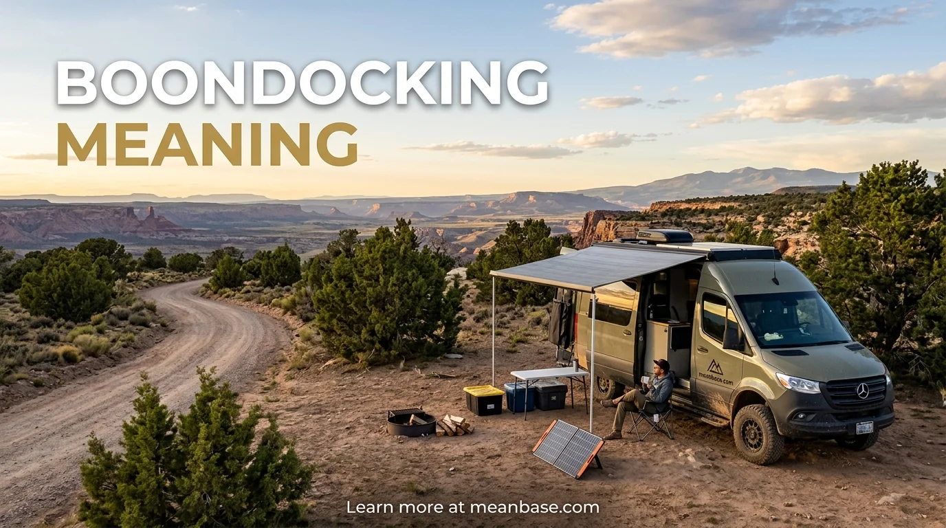 What Does “Boondocking” Mean
