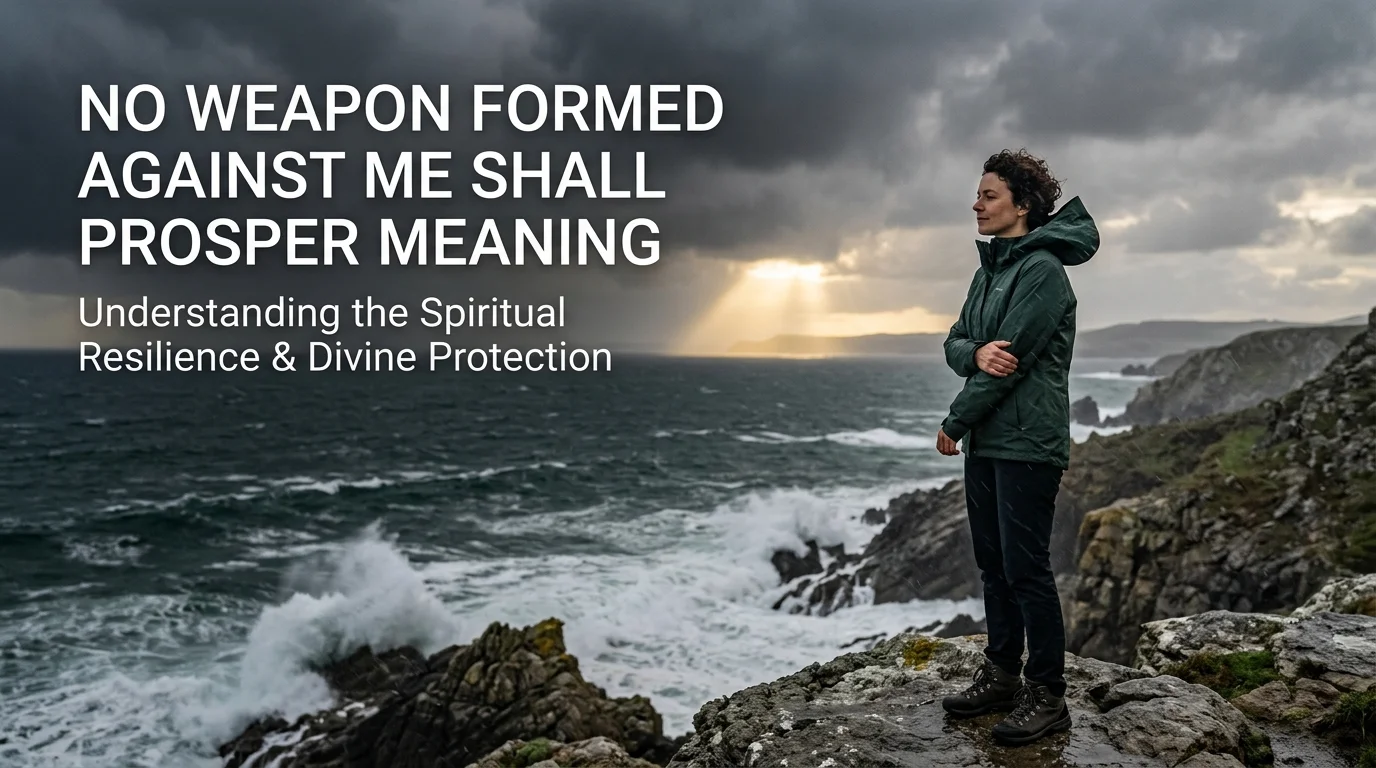 what does no weapon formed against me shall prosper meaning