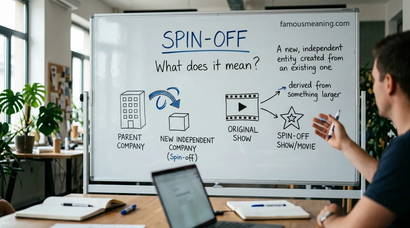 what does Spin Off Meaning