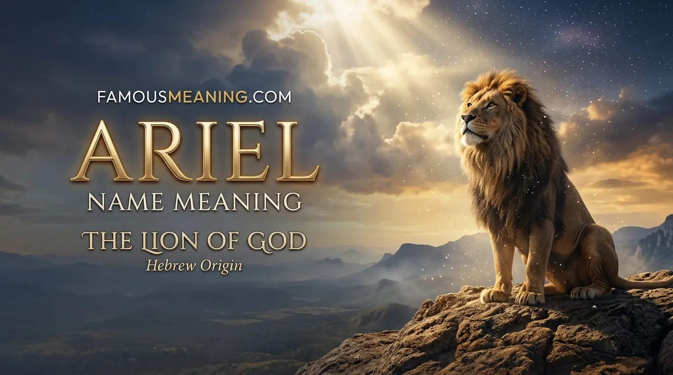 what does ariel meaning