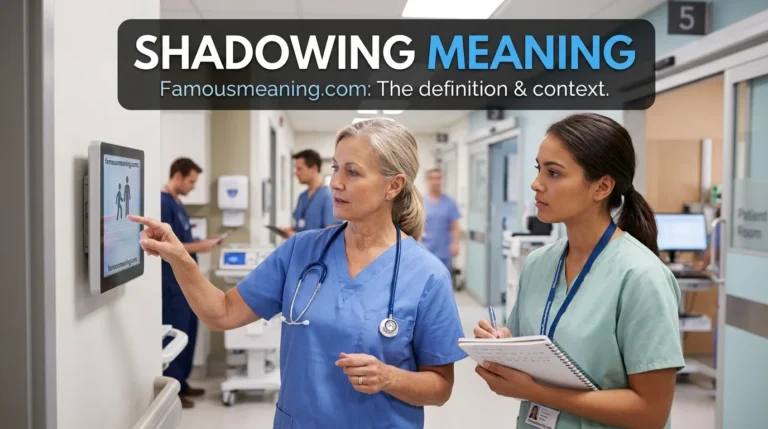 Shadowing Meaning