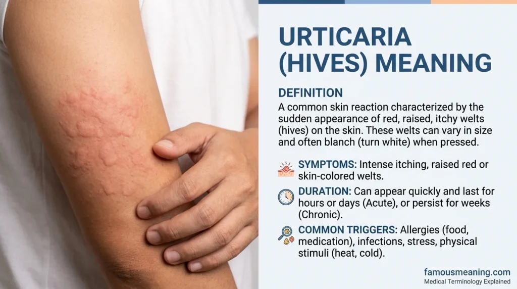 Urticaria Meaning