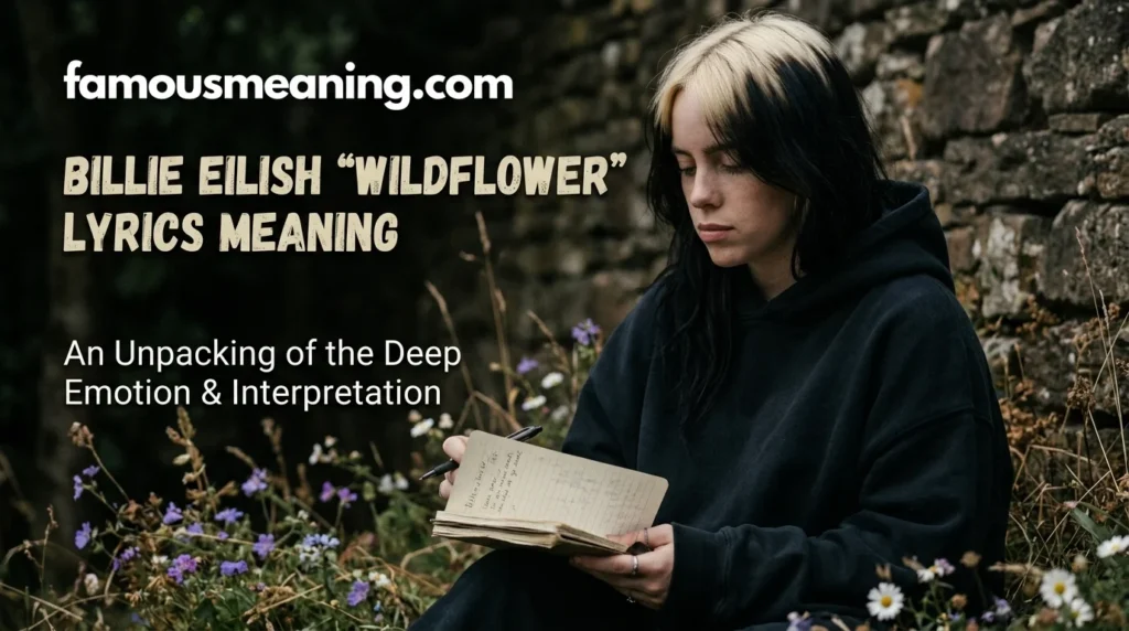 Billie Eilish WILDFLOWER lyrics meaning