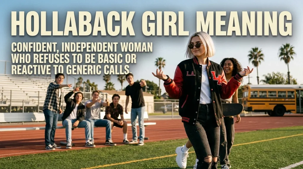 Hollaback Girl Meaning