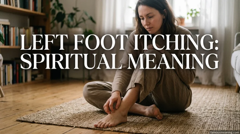 Left Foot Itching Spiritual Meaning