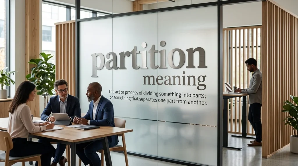 Partition Meaning