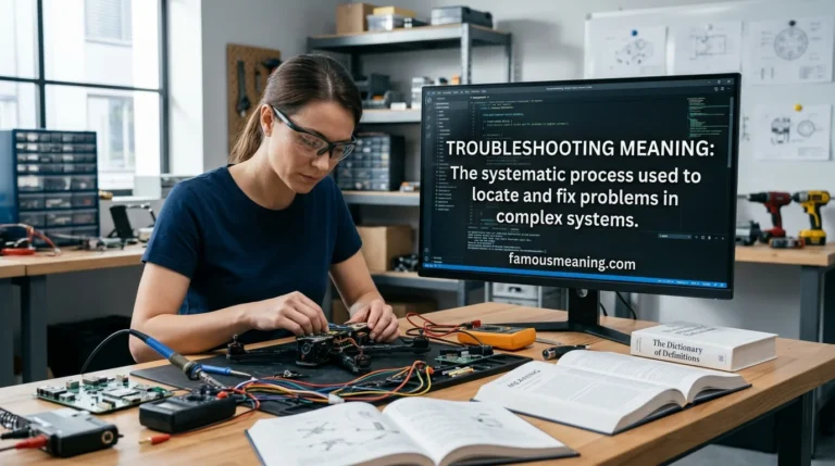Troubleshooting Meaning