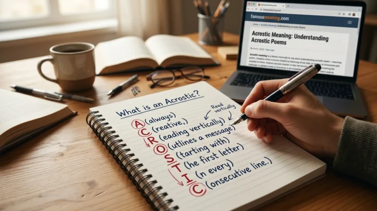 acrostic meaning