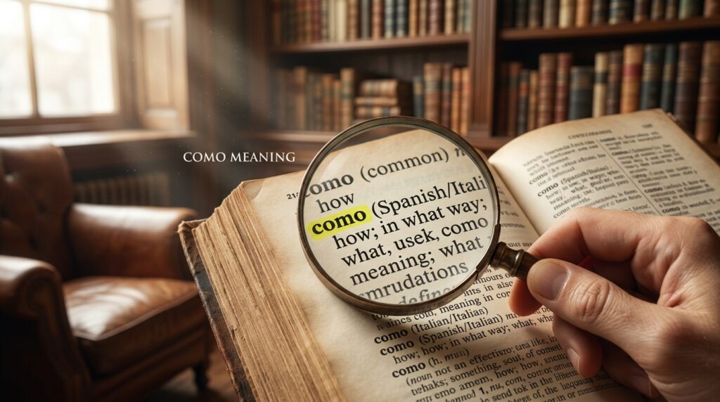 como meaning