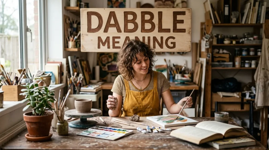 dabble meaning
