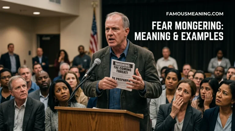 fear mongering