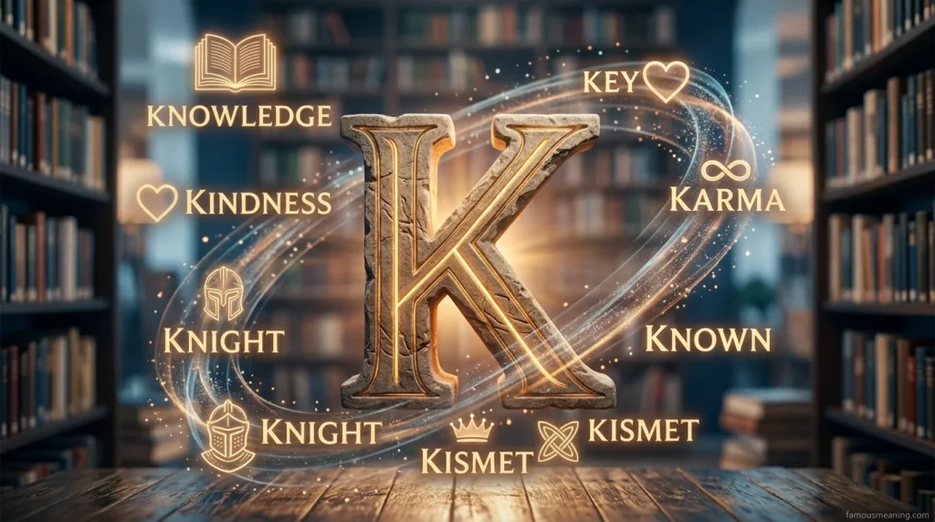 k meaning