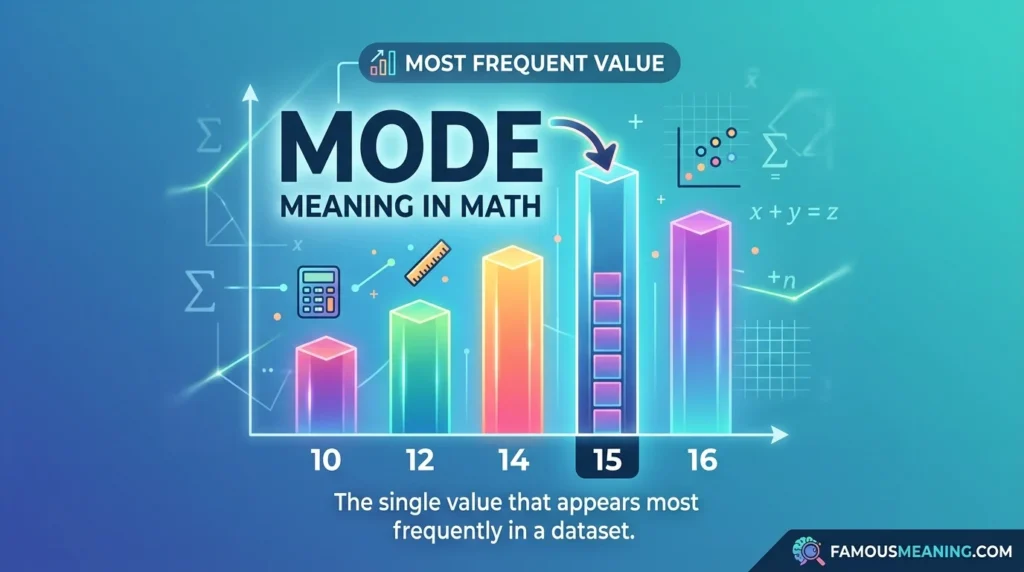 mode meaning in math