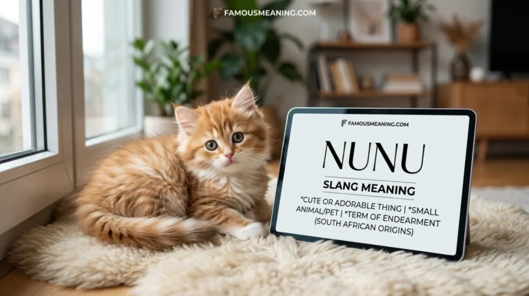 nunu meaning slang