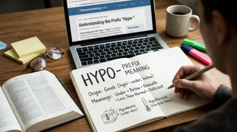 Hypo Prefix Meaning