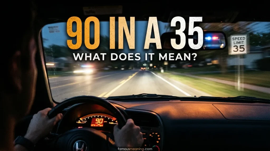 90 in a 35 meaning