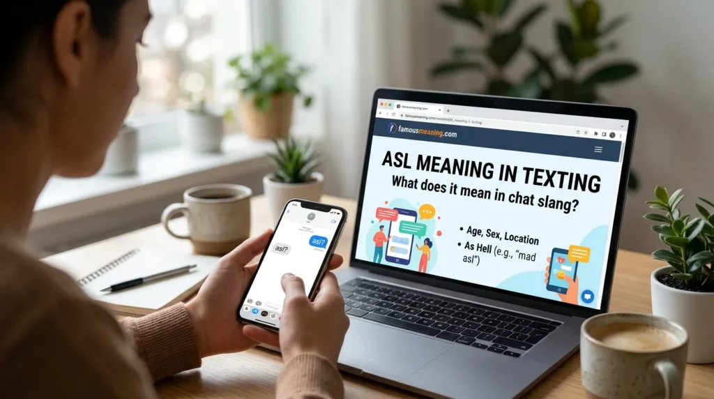 ASL Meaning Texting