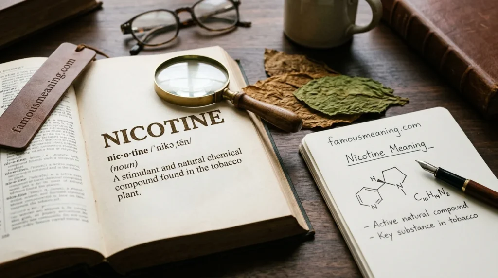 Nicotine Meaning