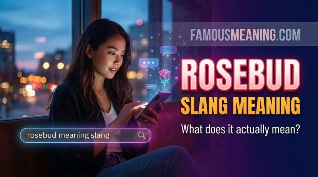 Rosebud Meaning Slang