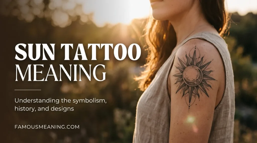 Sun tattoo meaning
