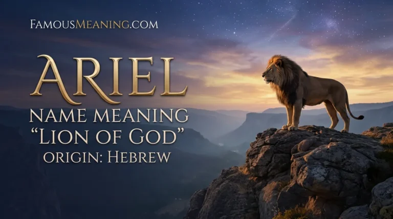 ariel name meaning