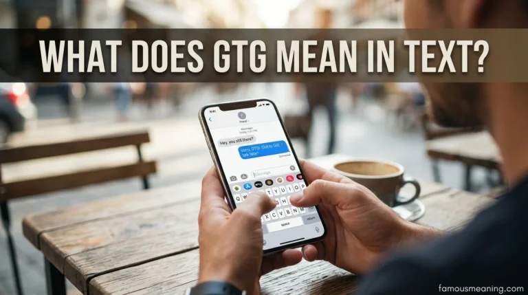 gtg meaning in text