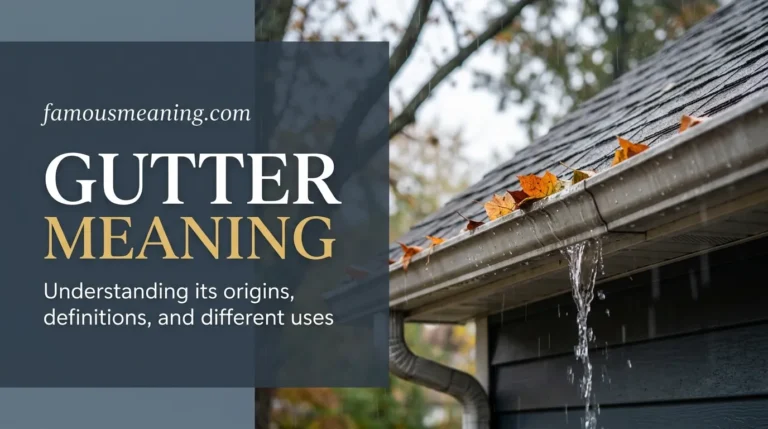 gutter meaning